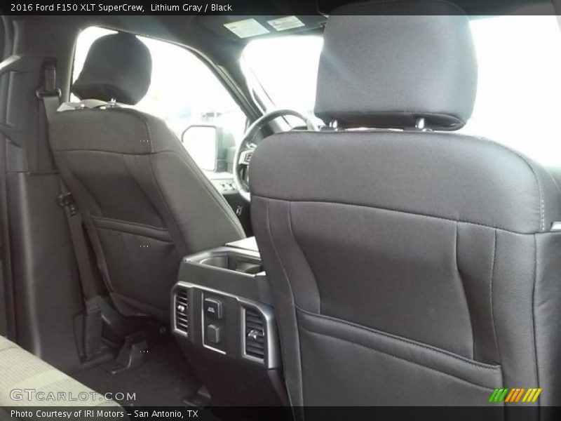 Lithium Gray / Black 2016 Ford F150 XLT SuperCrew