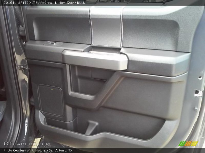 Lithium Gray / Black 2016 Ford F150 XLT SuperCrew