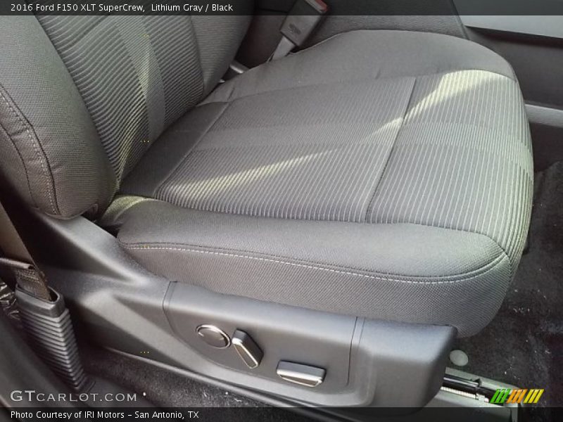 Lithium Gray / Black 2016 Ford F150 XLT SuperCrew