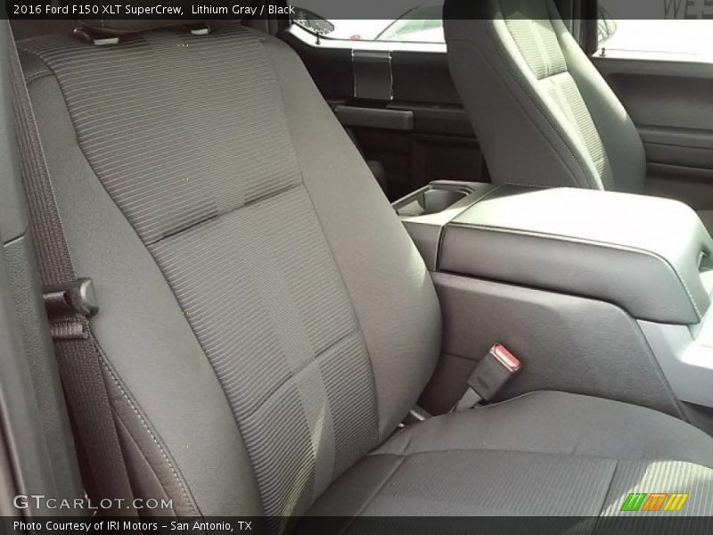 Lithium Gray / Black 2016 Ford F150 XLT SuperCrew