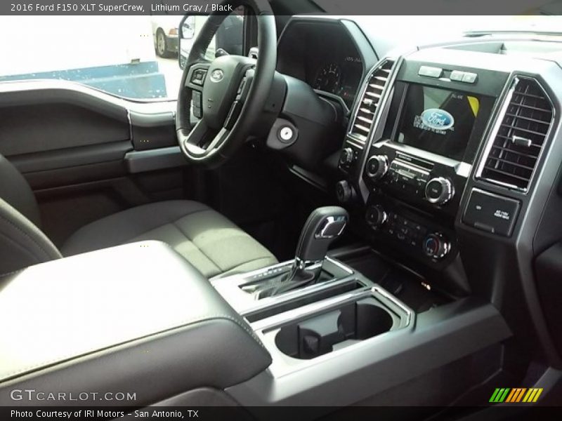 Lithium Gray / Black 2016 Ford F150 XLT SuperCrew