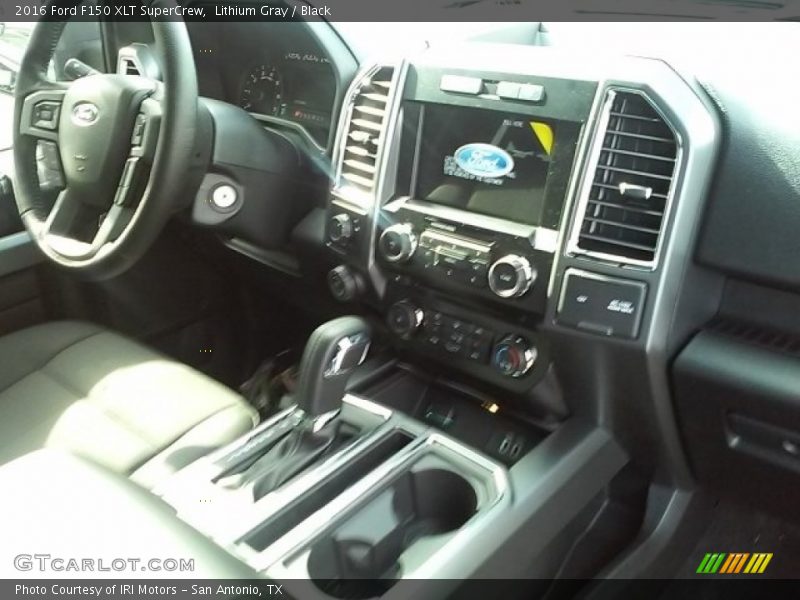 Lithium Gray / Black 2016 Ford F150 XLT SuperCrew