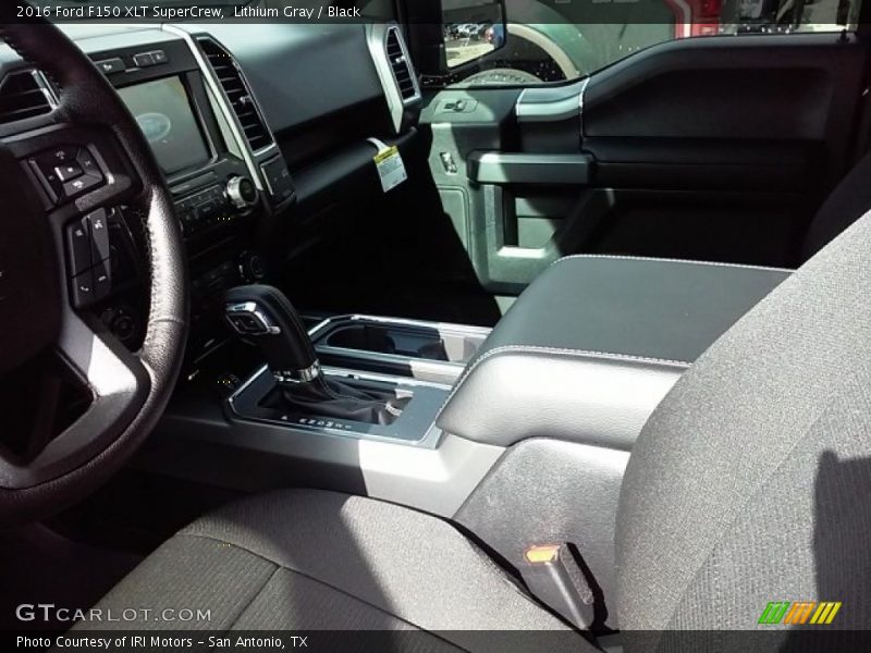 Lithium Gray / Black 2016 Ford F150 XLT SuperCrew