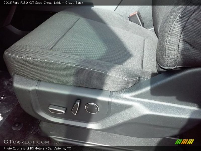Lithium Gray / Black 2016 Ford F150 XLT SuperCrew