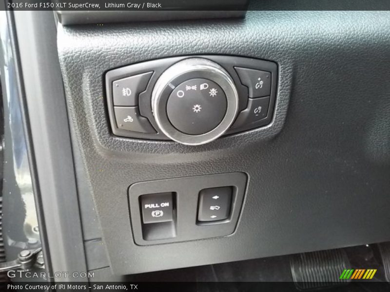 Lithium Gray / Black 2016 Ford F150 XLT SuperCrew