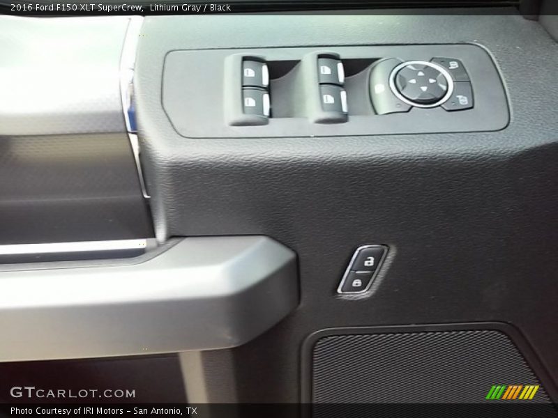 Lithium Gray / Black 2016 Ford F150 XLT SuperCrew