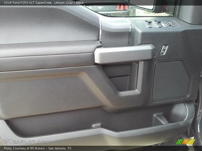 Lithium Gray / Black 2016 Ford F150 XLT SuperCrew