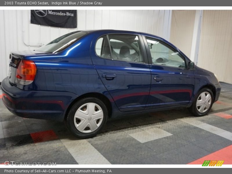 Indigo Ink Blue / Shadow Gray 2003 Toyota ECHO Sedan
