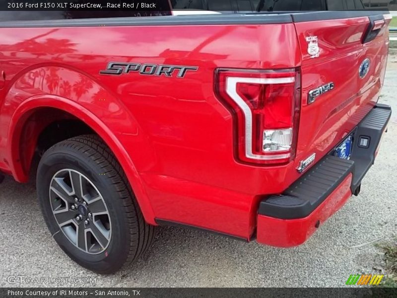 Race Red / Black 2016 Ford F150 XLT SuperCrew