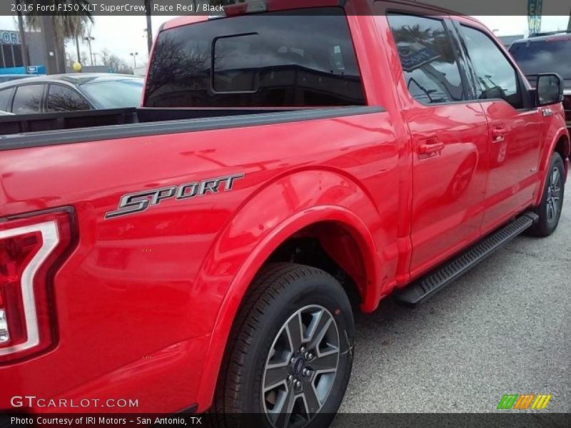 Race Red / Black 2016 Ford F150 XLT SuperCrew