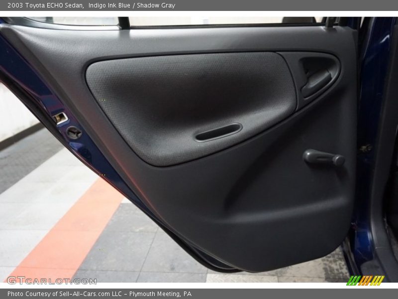 Indigo Ink Blue / Shadow Gray 2003 Toyota ECHO Sedan