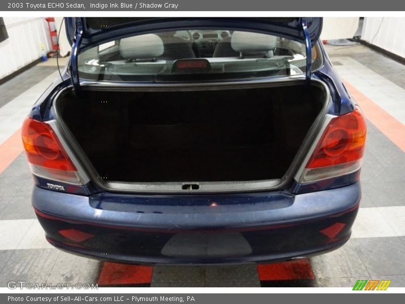Indigo Ink Blue / Shadow Gray 2003 Toyota ECHO Sedan