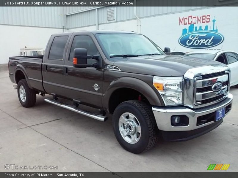 Caribou Metallic / Adobe 2016 Ford F350 Super Duty XLT Crew Cab 4x4