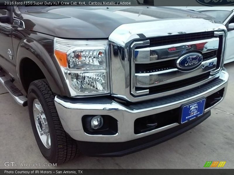Caribou Metallic / Adobe 2016 Ford F350 Super Duty XLT Crew Cab 4x4