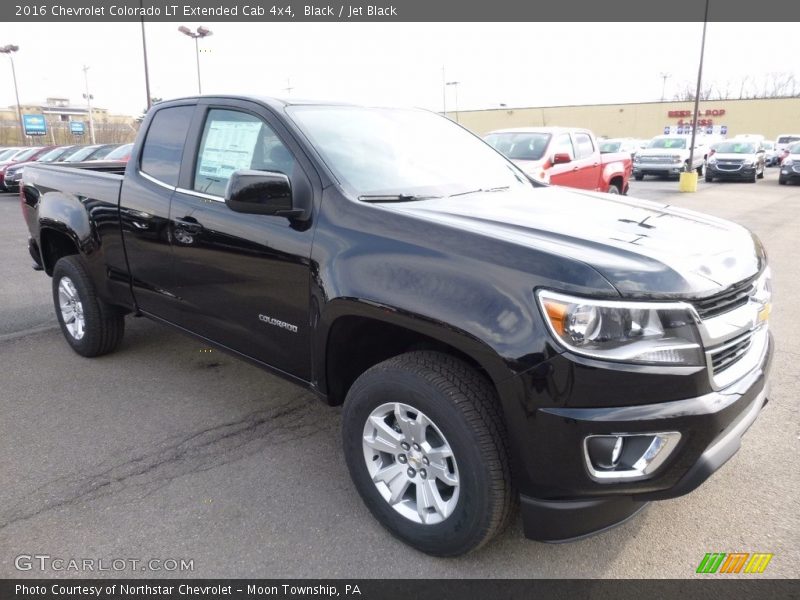 Black / Jet Black 2016 Chevrolet Colorado LT Extended Cab 4x4