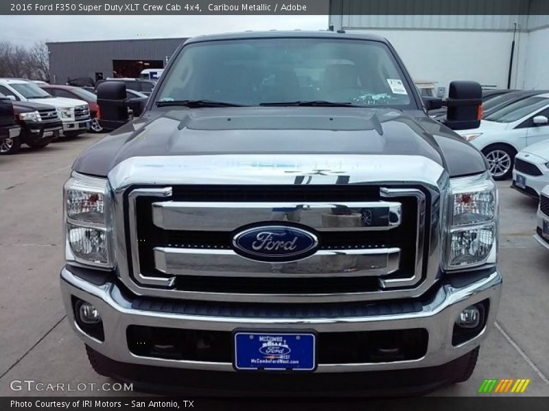 Caribou Metallic / Adobe 2016 Ford F350 Super Duty XLT Crew Cab 4x4