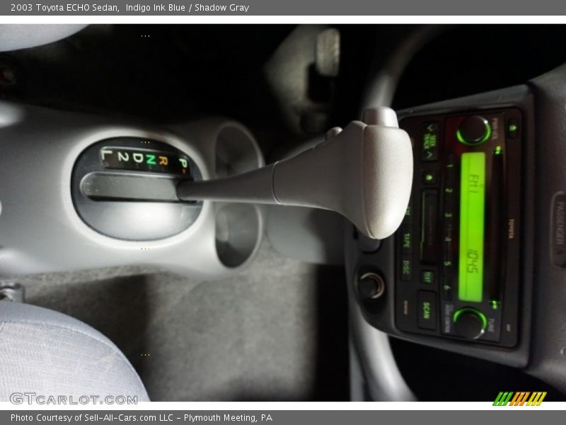 Indigo Ink Blue / Shadow Gray 2003 Toyota ECHO Sedan