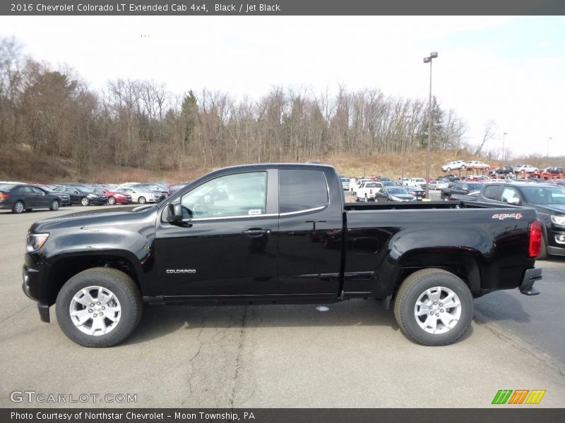 Black / Jet Black 2016 Chevrolet Colorado LT Extended Cab 4x4