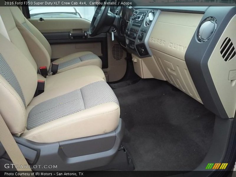 Caribou Metallic / Adobe 2016 Ford F350 Super Duty XLT Crew Cab 4x4
