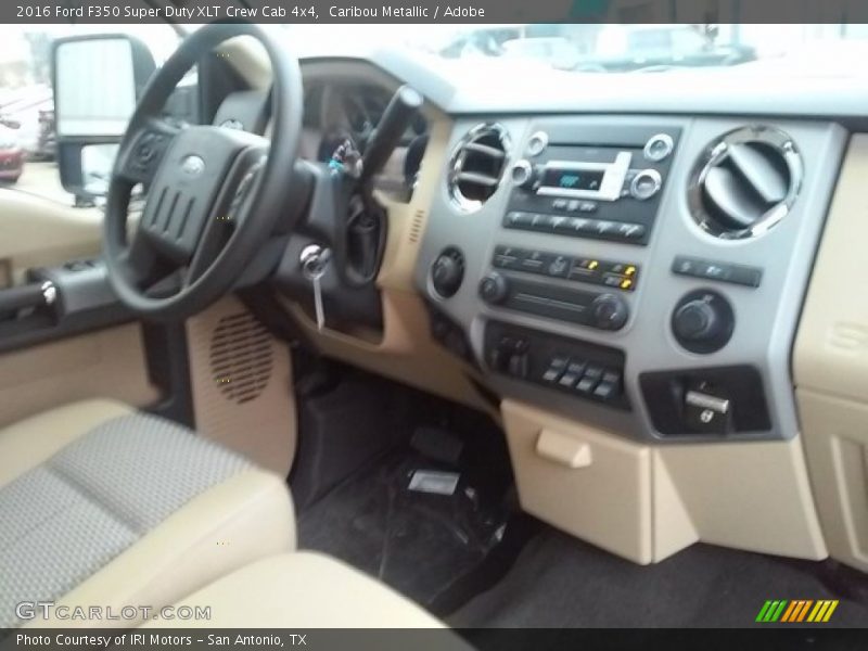Caribou Metallic / Adobe 2016 Ford F350 Super Duty XLT Crew Cab 4x4