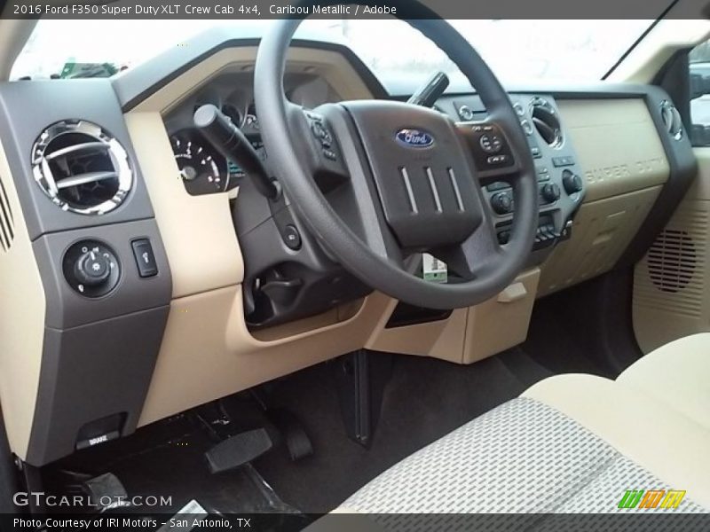 Caribou Metallic / Adobe 2016 Ford F350 Super Duty XLT Crew Cab 4x4