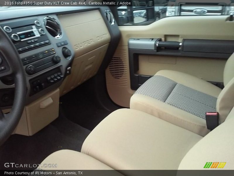 Caribou Metallic / Adobe 2016 Ford F350 Super Duty XLT Crew Cab 4x4