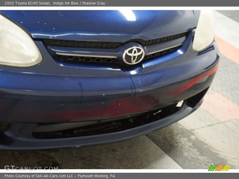 Indigo Ink Blue / Shadow Gray 2003 Toyota ECHO Sedan