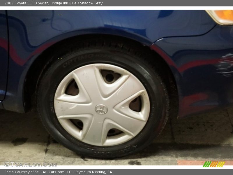Indigo Ink Blue / Shadow Gray 2003 Toyota ECHO Sedan
