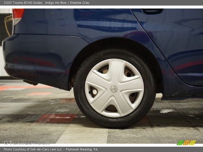 Indigo Ink Blue / Shadow Gray 2003 Toyota ECHO Sedan