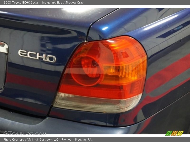 Indigo Ink Blue / Shadow Gray 2003 Toyota ECHO Sedan