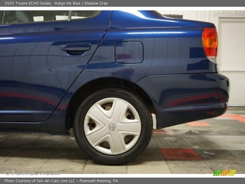 Indigo Ink Blue / Shadow Gray 2003 Toyota ECHO Sedan