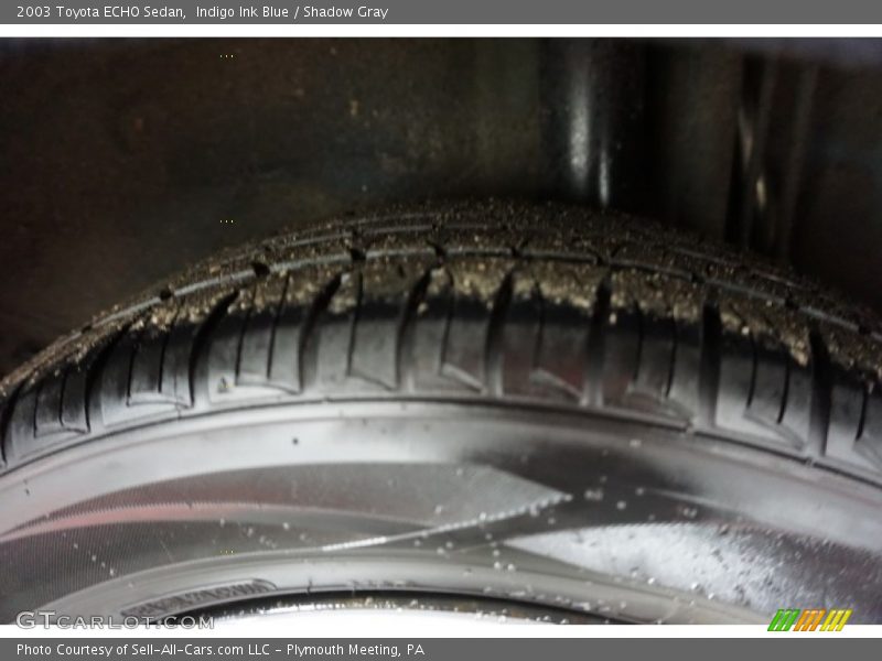 Indigo Ink Blue / Shadow Gray 2003 Toyota ECHO Sedan