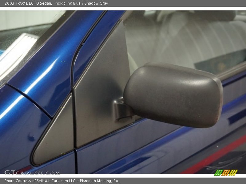 Indigo Ink Blue / Shadow Gray 2003 Toyota ECHO Sedan