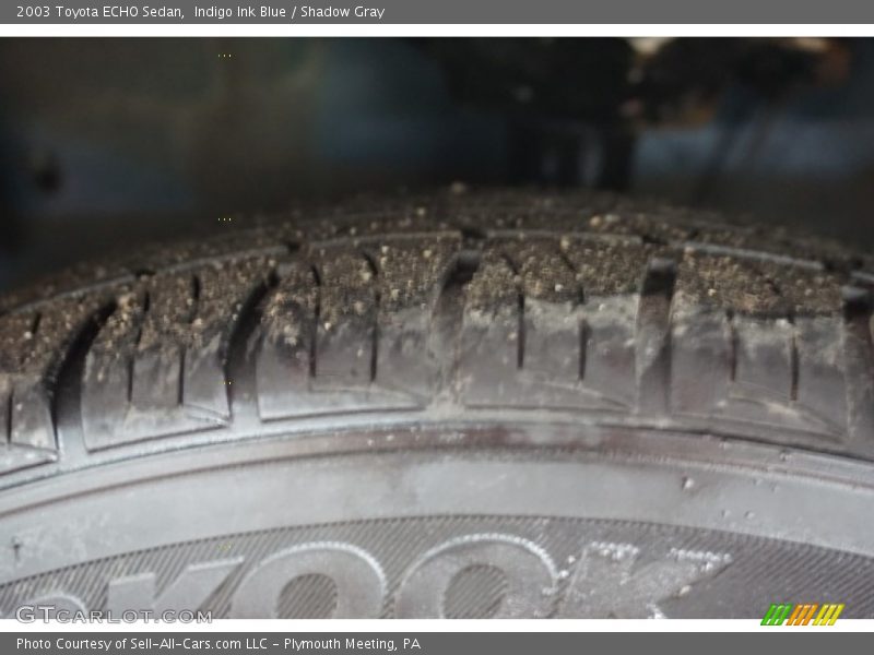 Indigo Ink Blue / Shadow Gray 2003 Toyota ECHO Sedan