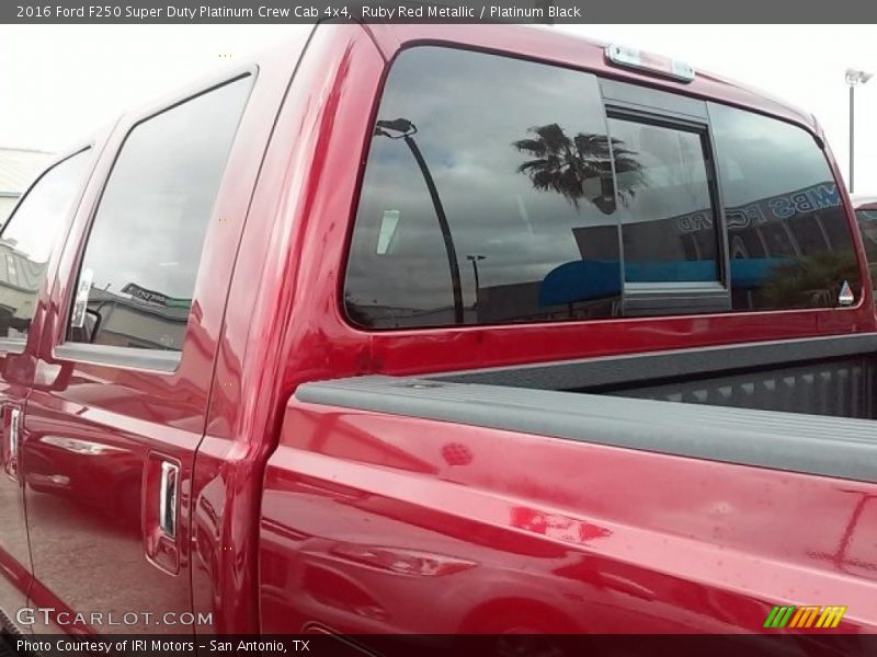 Ruby Red Metallic / Platinum Black 2016 Ford F250 Super Duty Platinum Crew Cab 4x4