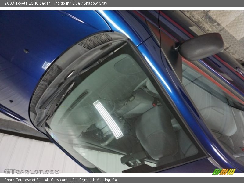 Indigo Ink Blue / Shadow Gray 2003 Toyota ECHO Sedan