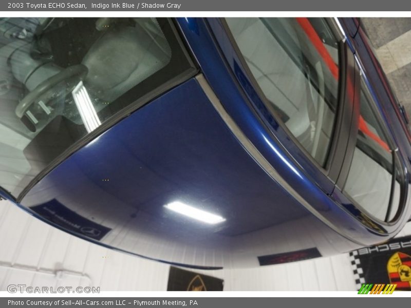 Indigo Ink Blue / Shadow Gray 2003 Toyota ECHO Sedan