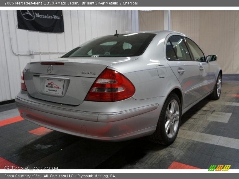 Brilliant Silver Metallic / Charcoal 2006 Mercedes-Benz E 350 4Matic Sedan