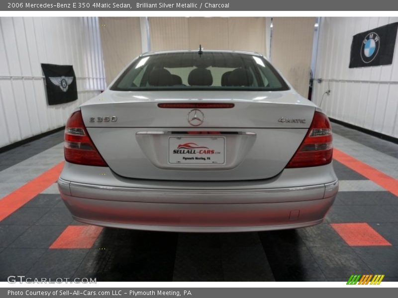 Brilliant Silver Metallic / Charcoal 2006 Mercedes-Benz E 350 4Matic Sedan