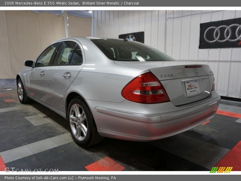 Brilliant Silver Metallic / Charcoal 2006 Mercedes-Benz E 350 4Matic Sedan