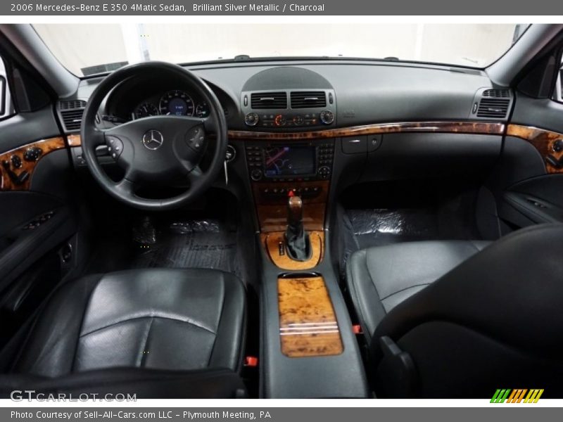 Brilliant Silver Metallic / Charcoal 2006 Mercedes-Benz E 350 4Matic Sedan