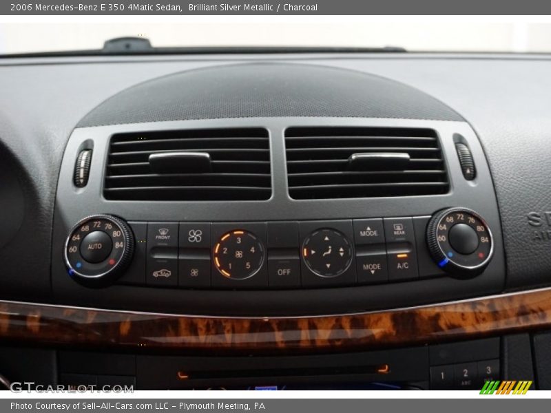 Brilliant Silver Metallic / Charcoal 2006 Mercedes-Benz E 350 4Matic Sedan