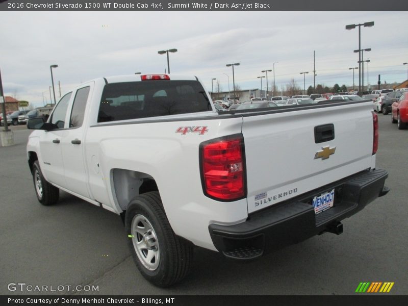 Summit White / Dark Ash/Jet Black 2016 Chevrolet Silverado 1500 WT Double Cab 4x4
