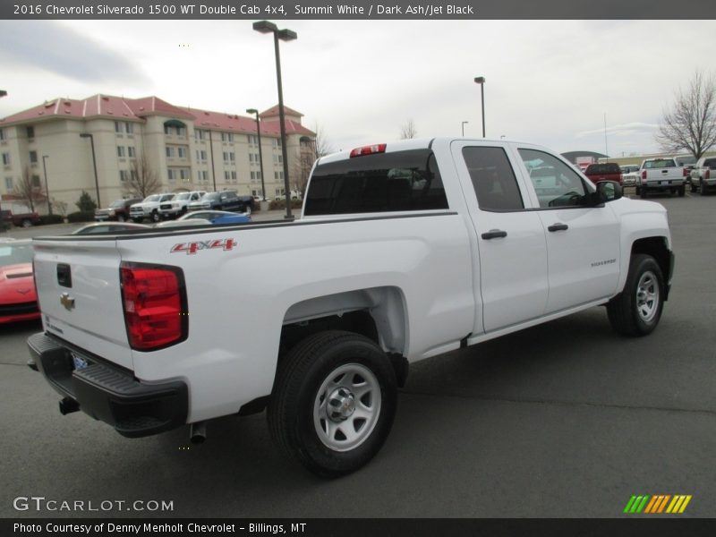 Summit White / Dark Ash/Jet Black 2016 Chevrolet Silverado 1500 WT Double Cab 4x4