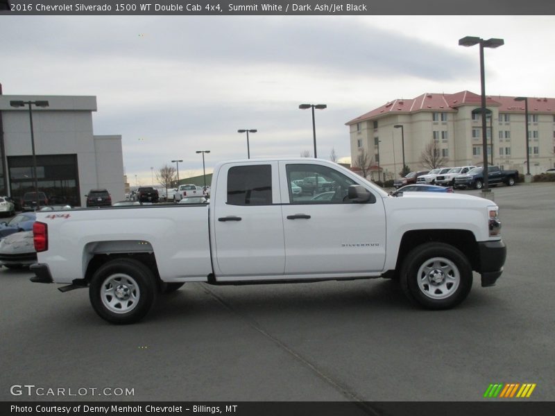Summit White / Dark Ash/Jet Black 2016 Chevrolet Silverado 1500 WT Double Cab 4x4