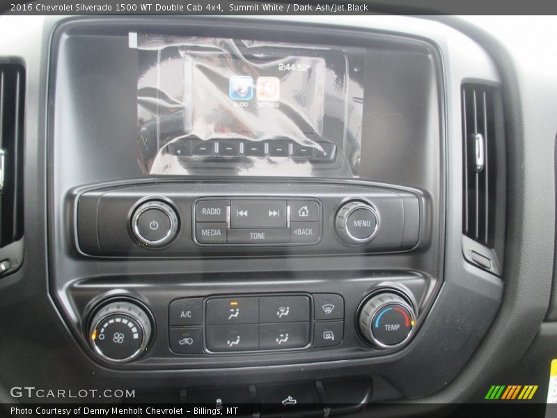 Summit White / Dark Ash/Jet Black 2016 Chevrolet Silverado 1500 WT Double Cab 4x4