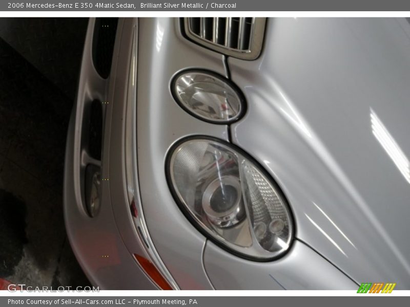Brilliant Silver Metallic / Charcoal 2006 Mercedes-Benz E 350 4Matic Sedan