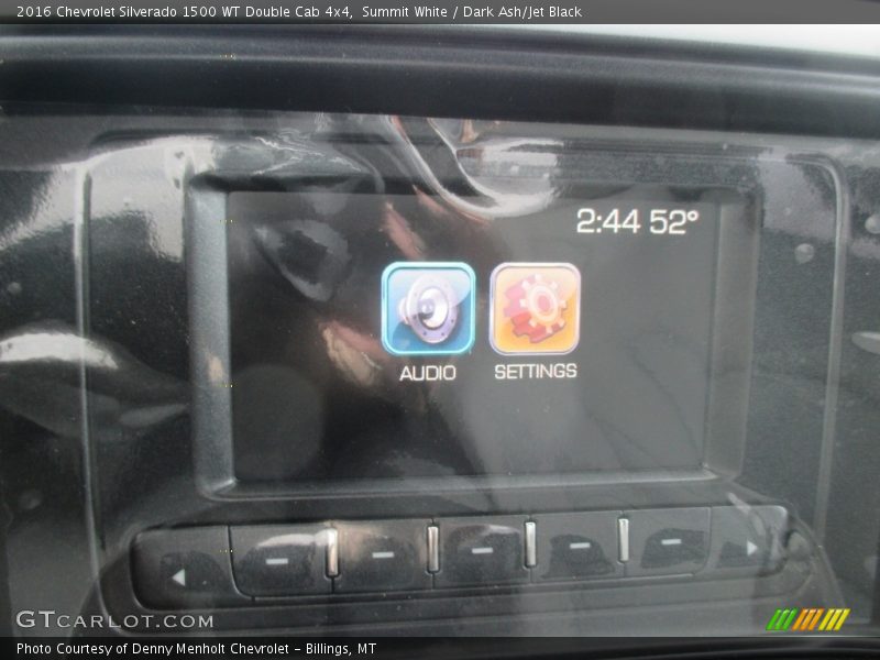 Summit White / Dark Ash/Jet Black 2016 Chevrolet Silverado 1500 WT Double Cab 4x4