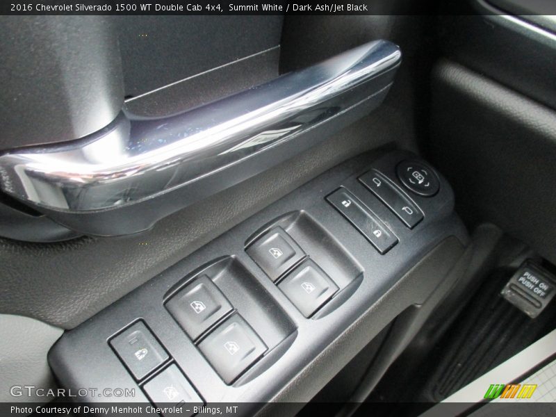 Summit White / Dark Ash/Jet Black 2016 Chevrolet Silverado 1500 WT Double Cab 4x4