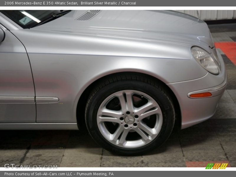 Brilliant Silver Metallic / Charcoal 2006 Mercedes-Benz E 350 4Matic Sedan